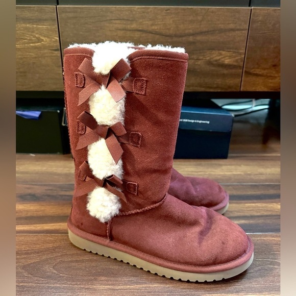 KOOLABURRA By UGG Burgundy Winter Boots Size 7 - Picture 2 of 14